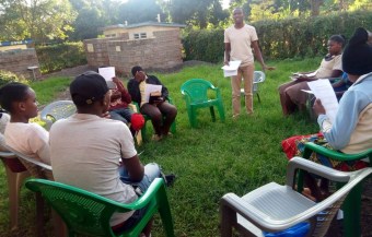 Apprentice serving in Nyeri, Central Kenya